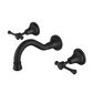 Montpellier Wall Spa & Sink Set Electroplated Matt Black