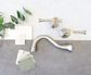 Montpellier Wall Spa & Sink Set Pvd Brushed Nickel
