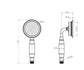 Montpellier Handpiece Electroplated Chrome