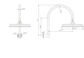 Montpellier Shower Arm & Head Electroplated Matt Black