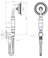 Montpellier Handshower On Bracket Electroplated Chrome