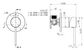Star Mini Brushed Chrome 35mm Shower Mixer