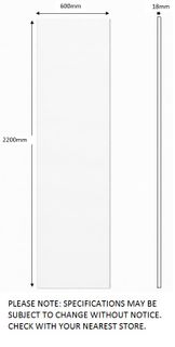 Laundry - Matte White Side Panel 2200*600*18mm
