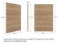 Laundry - Natural Oak Side Panel 860*580*18mm