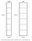Laundry - Matte White Single Door Broom Closet 400*600*2200