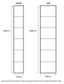 Laundry - Natural Oak Single Door Broom Closet 300*600*2200