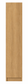 Laundry - Natural Oak Single Door Broom Closet 400*600*2200