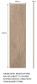 Laundry - Natural Oak Side Panel 2500*600*18mm