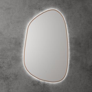 Tarcoola LED Mirror Brushed Bronze PVD Frame 553x903mm