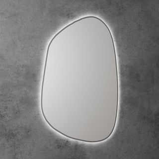 Tarcoola LED Mirror Gun Metal PVD Frame 553x903mm