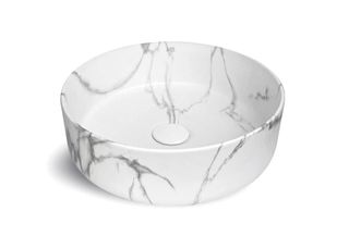 Radius Round 360x360x115 Carrara Basin