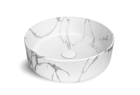 Radius Round 360x360x115 Carrara Basin