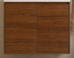 Clarke (Narrow) 600 Walnut Wall Hung Laminate Vanity