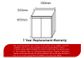 Clarke (Narrow) 600 Walnut Floor Mount Timber Laminate Vanity Cab