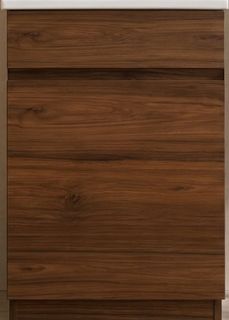 Blair Walnut Laminate Floormount Vanity with Ceramic Top