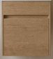 Blair Natural Oak Wall Hung Vanity with Ceramic Top
