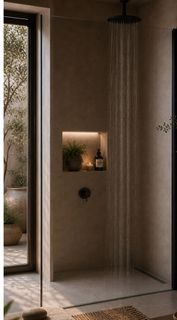 Frameless 1300x2090x10mm Tempered Glass Panel (No holes or cut outs)