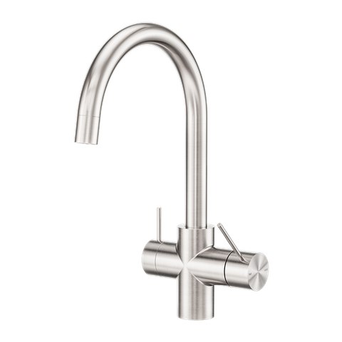 MECCA 3 WAY FILTERED MIXER TAP BRUSHED NICKEL