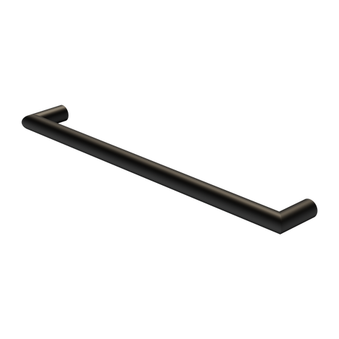 MECCA 240V SINGLE HEATED TOWEL RAIL MATTE BLACK