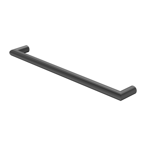 MECCA 240V SINGLE HEATED TOWEL RAIL GRAPHITE
