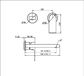 BIANCA WALL BASIN/BATH MIXER SEPARATE BACK PLATE 230MM TRIM KITS ONLY BRUSHED BR