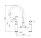 YORK BRIDGE KITCHEN SET MATTE BLACK