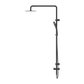 MECCA CARE 25MM GRAB RAIL 900MM TWIN SHOWER SET MATTE BLACK