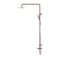 MECCA CARE 25MM GRAB RAIL 900MM TWIN SHOWER SET BRUSHED BRONZE