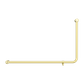 MECCA CARE 32MM DDA 90 DEGREE BENT TUBE GRAB RAIL 600X1000MM BRUSHED GOLD