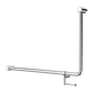 MECCA CARE 32MM DDA 90 DEGREE BENT TUBE GRAB RAIL 600X1000MM WITH TOILET ROLL HO