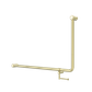 MECCA CARE 32MM DDA 90 DEGREE BENT TUBE GRAB RAIL 600X1000MM WITH TOILET ROLL HO