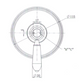 Bordeaux Brushed Nickel Shower Mixer Trim Kits Only