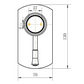 Montpellier Chrome Shower Mixer Trim Kits Only