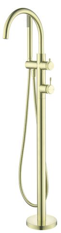 Mica French Gold Fluted Freestanding B/Spout W/Hpiece