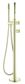 Mica French Gold Fluted Freestanding B/Spout W/Hpiece