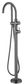 Mica Gunmetal Fluted Freestanding B/Spout W/Hpiece