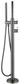 Mica Gunmetal Fluted Freestanding B/Spout W/Hpiece