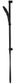 Mica Black  Fluted Shower Head on Rail