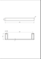 Nova Guest Towel Holder Electroplated Gunmetal