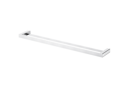 Nova Electroplated Chrome Double Towel Rail 750Mm