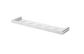 Nova Electroplated Brushed Chrome Metal Shelf