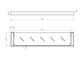 Nova Pvd Brushed Bronze Metal Shelf