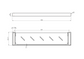 Nova Pvd Brushed Nickel Metal Shelf