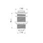 MN ELECTROPLATED BRUSHED CHROME 32MM POP-UP WASTE NON OVERLOW