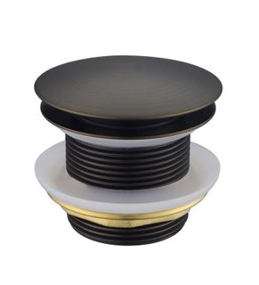 MN Electroplated Antique Brass 40mm Pop-Up Waste For Baths With Pull Out Centre