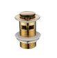 MN PVD POLISHED BRASS 32MM POP-UP WASTE WITH OVERLOW