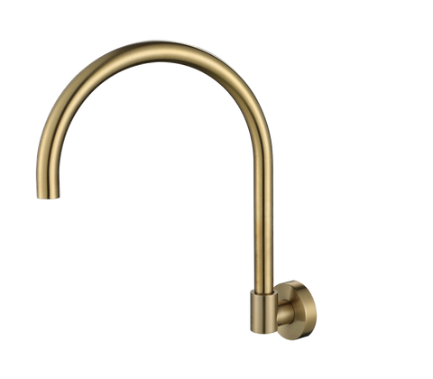 Ryker Brushed Bronze Upswept Bath Spout