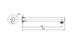Star PVD Brushed Bronze Shower Arm Straight 300mm
