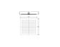 Savanna Square Chrome 300mm Slimline Shower Head
