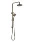 Star Project Antique Brass Shower Column Set